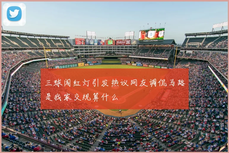 三球闯红灯引发热议网友调侃马路是我家交规算什么