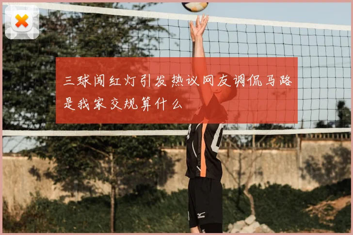 三球闯红灯引发热议网友调侃马路是我家交规算什么
