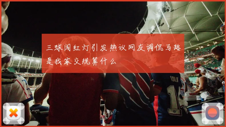 三球闯红灯引发热议网友调侃马路是我家交规算什么