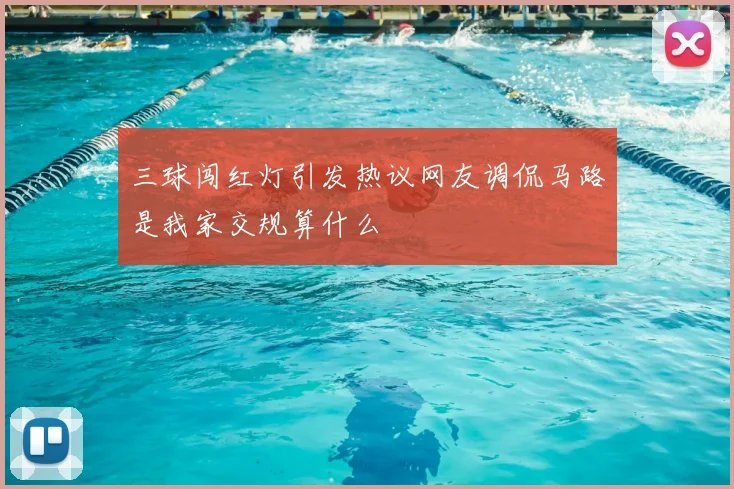 三球闯红灯引发热议网友调侃马路是我家交规算什么