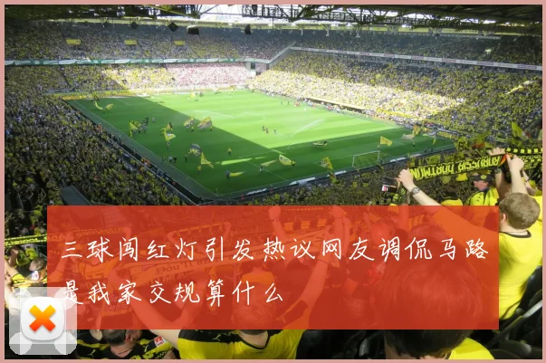 三球闯红灯引发热议网友调侃马路是我家交规算什么