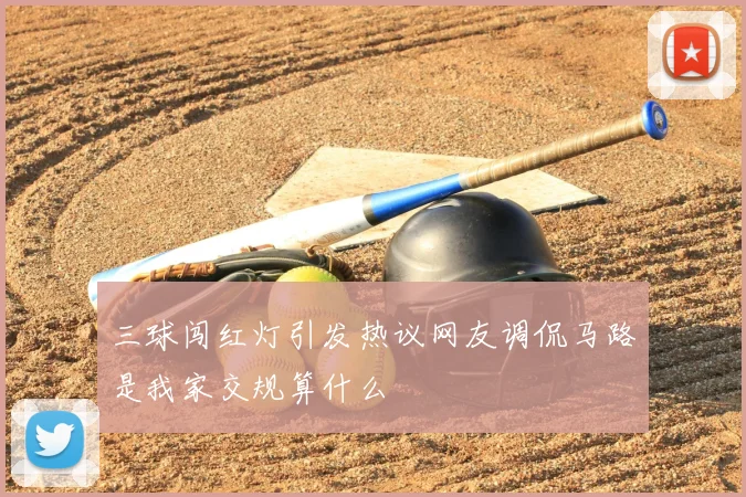 三球闯红灯引发热议网友调侃马路是我家交规算什么