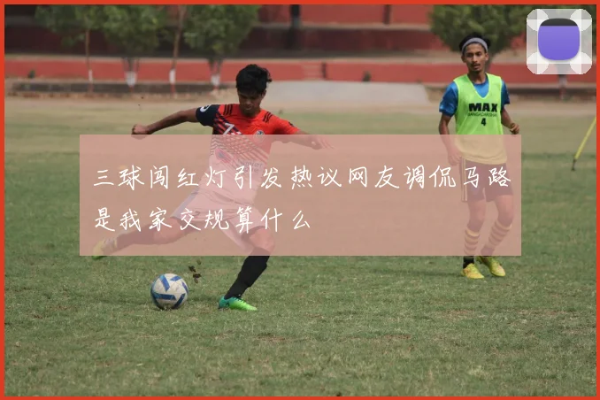 三球闯红灯引发热议网友调侃马路是我家交规算什么