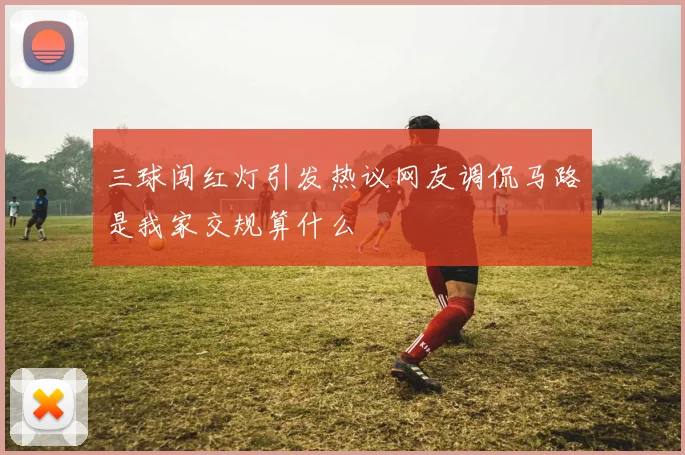 三球闯红灯引发热议网友调侃马路是我家交规算什么