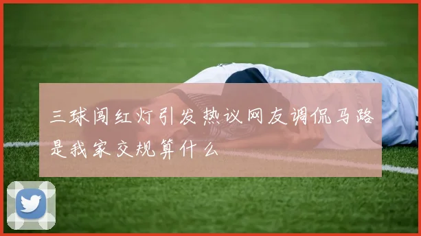 三球闯红灯引发热议网友调侃马路是我家交规算什么