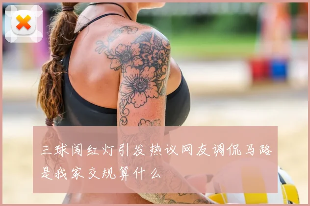 三球闯红灯引发热议网友调侃马路是我家交规算什么