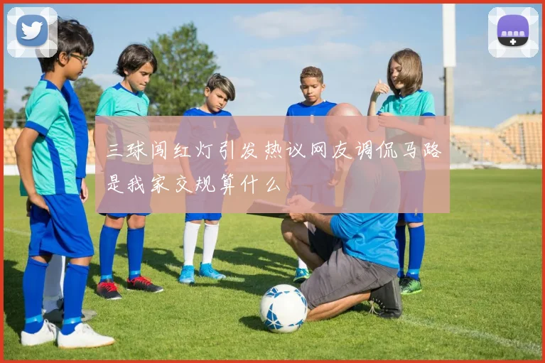 三球闯红灯引发热议网友调侃马路是我家交规算什么