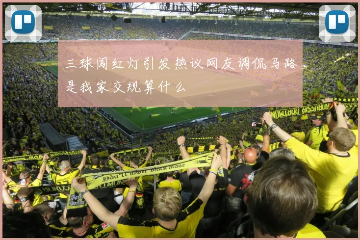 三球闯红灯引发热议网友调侃马路是我家交规算什么