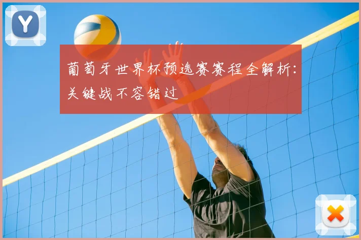 葡萄牙世界杯预选赛赛程全解析：关键战不容错过