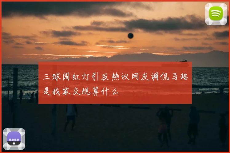 三球闯红灯引发热议网友调侃马路是我家交规算什么